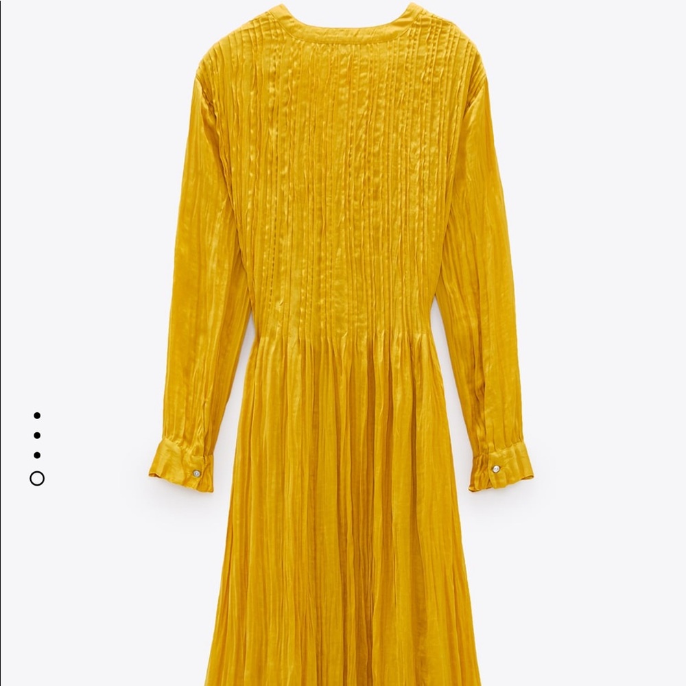 Zara wrinkle dress NWT - Picture 7 of 13